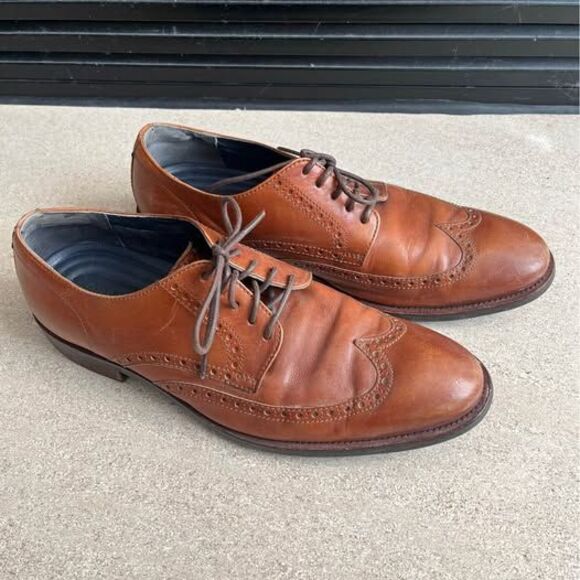 Cole Haan Men’s Wingtop Oxford Dress Shoes British Brown Sz 11 main image 6